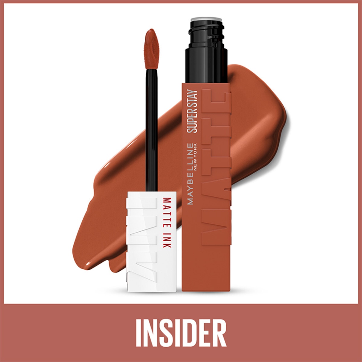  MAYBELLINE MAYBELLINE Maybelline New York Super Stay Matte Ink Likit Mat Ruj 500 Insider  1 of 3 
