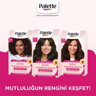 PALETTE PALETTE Palette Işıltılı Transparan Renkler Kahve 4-0 1 of 9