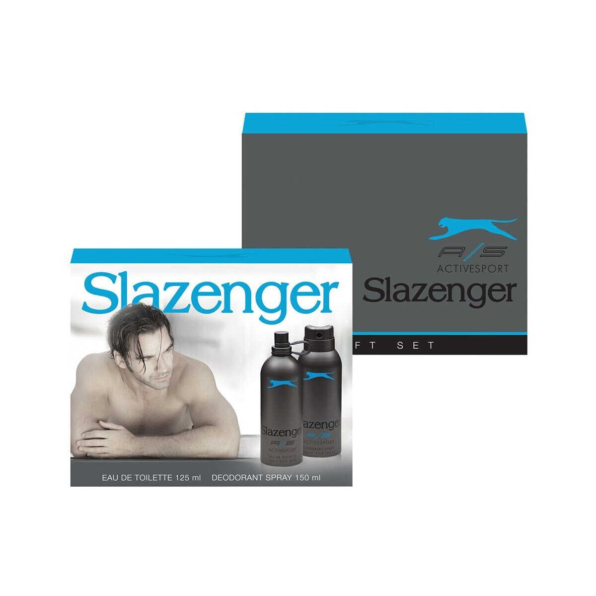 SLAZENGER SLAZENGER Slazenger Activesport Mavi Erkek Parfüm EDT 125 ml + 150 ml Deodorant Set 1 of 3