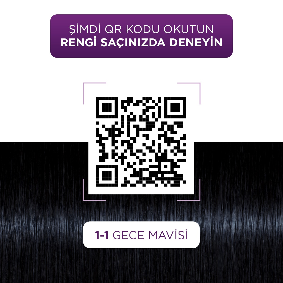 PALETTE NATURAL COLORS PALETTE NATURAL COLORS Palette Göz Alıcı Renkler 1-1 Gece Mavisi Saç Boyası 1 of 10