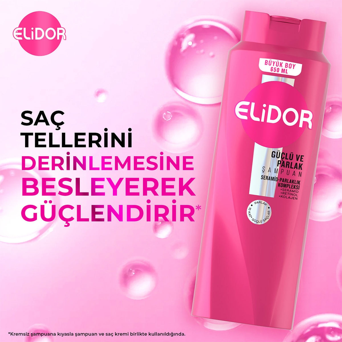 ELİDOR ELİDOR Elidor Şampuan Güçlü Parlak 650 ml  1 of 7 