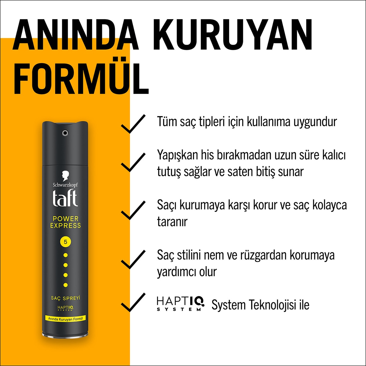 TAFT TAFT Taft Power Express Saç Spreyi 250 ml 1 of 6