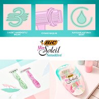 Bic Miss Soleil Sensitive 3 Bıçaklı 3'lü Paket
