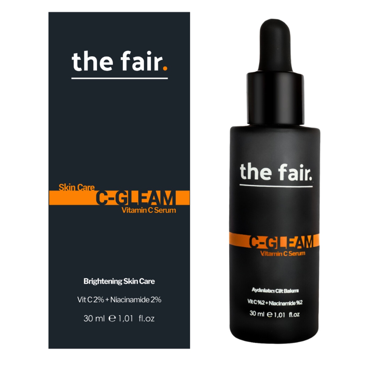  THE FAIR THE FAIR The Fair Aydınlatıcı Serum %2 C Vit ve %2 Niacinamide 30 ml  1 of 7 