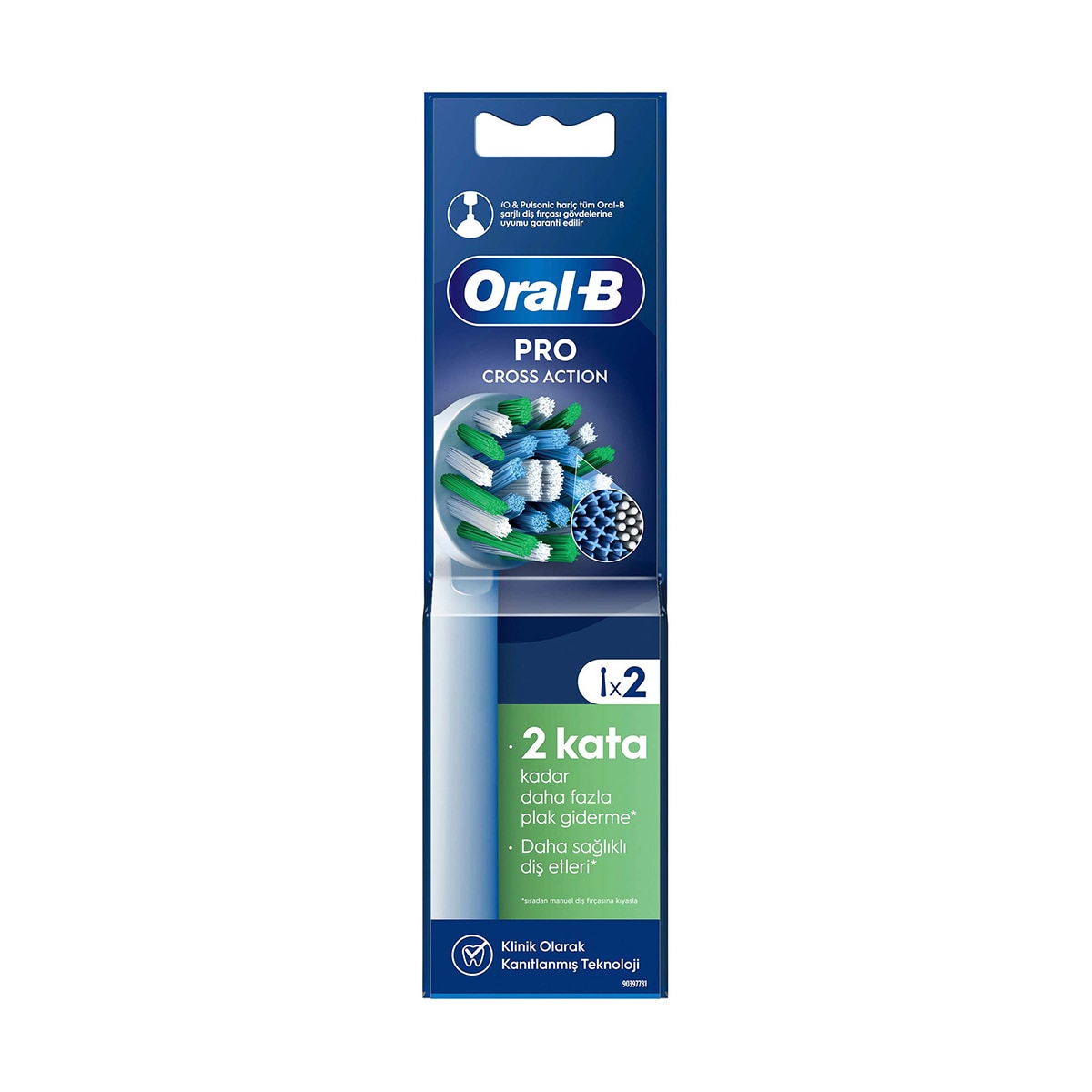  ORAL-B ORAL-B Oral-B Diş Fırçası Yedek Başlığı Cross Action 2 Adet  1 of 9 