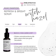  SKIN401 SKIN401 Skin401 %10 Niacinamide Canlandırıcı ve Aydınlatıcı Serum 30 ml  1 of 5 