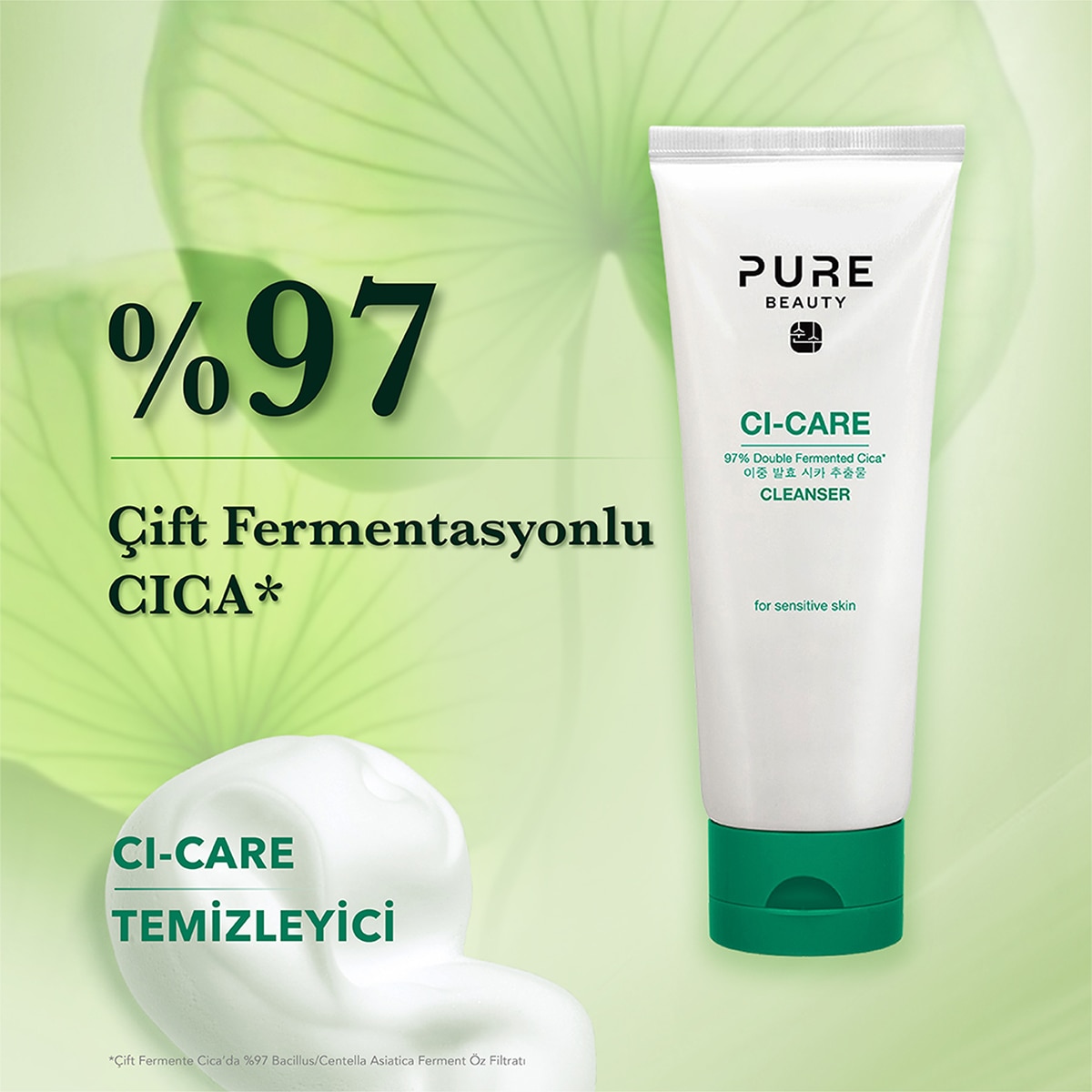  PURE BEAUTY PURE BEAUTY Pure Beauty Ci-Care Krem Temizleyici 125 ml  1 of 3 