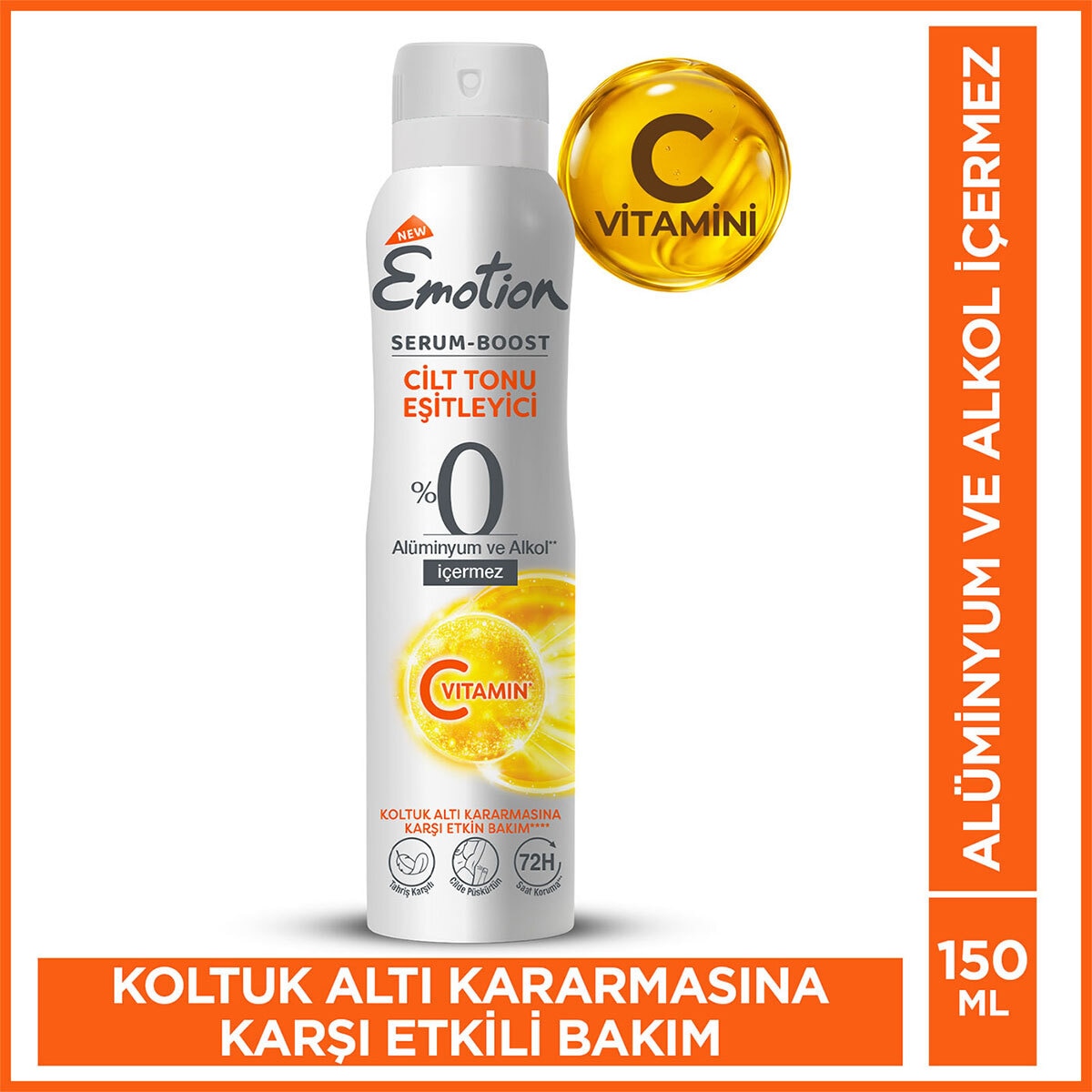 EMOTION EMOTION Emotion Serum Boost Cilt Tonu Eşitleyici Deodorant 150 ml 1 of 8