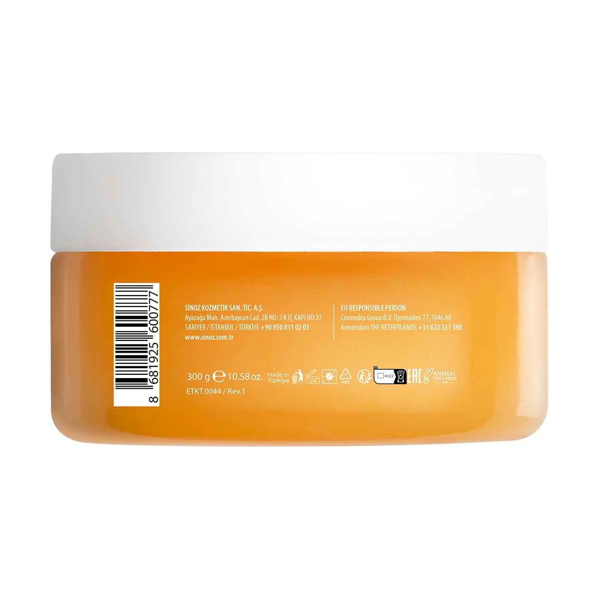 SINOZ Sinoz Arındırıcı Nemlendirici Vücut Peelingi 300 g 1377145