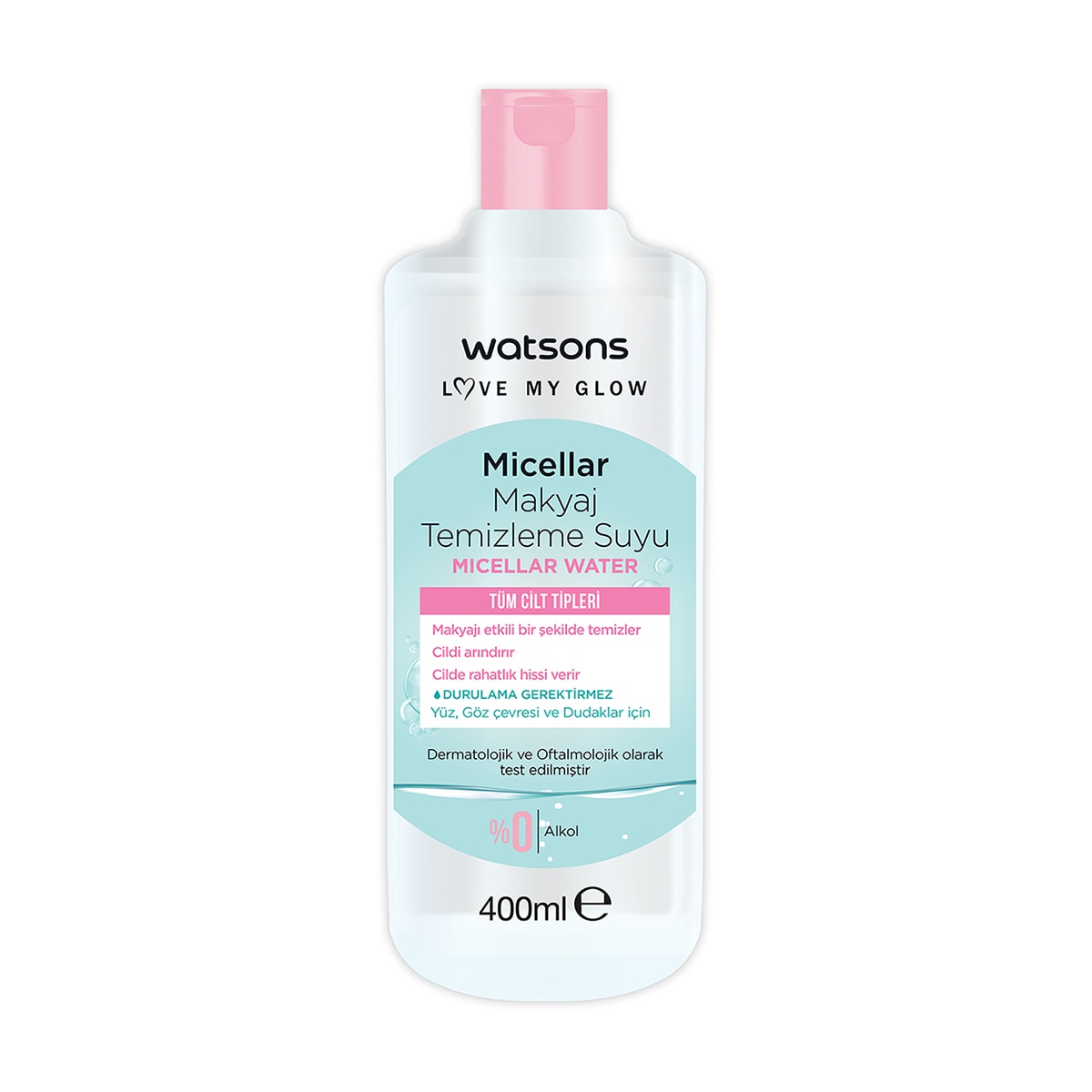 WATSONS WATSONS Watsons Micellar Makyaj Temizleme Suyu 400 ml 1 of 3