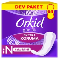  ORKID ORKID Orkid Ekstra Koruma Günlük Ped 64'lü  