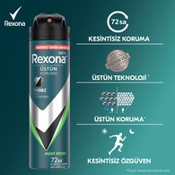 Rexona Men Erkek Sprey Deodorant Natural Fresh Mint 72 Saat Kesintisiz Üstün Koruma 150 ml