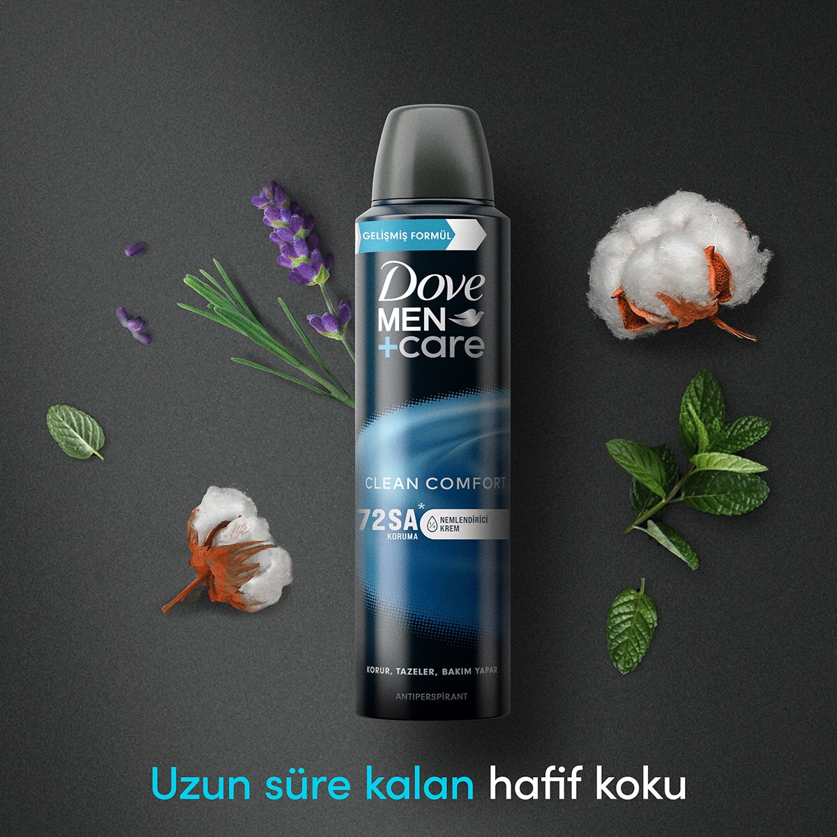 DOVE MEN DOVE Dove Men Care Sprey Deodorant 1/4 Nemlendirici Krem Clean Comfort 150 ml 1 of 10