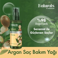  NATURALS BY WATSONS NATURALS BY WATSONS Naturals By Watsons Argan Saç Yağı 100 ml  1 of 3 