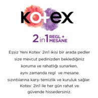 Kotex 2in 1 Regl ve Mesane Günlük Ped 22 Adet