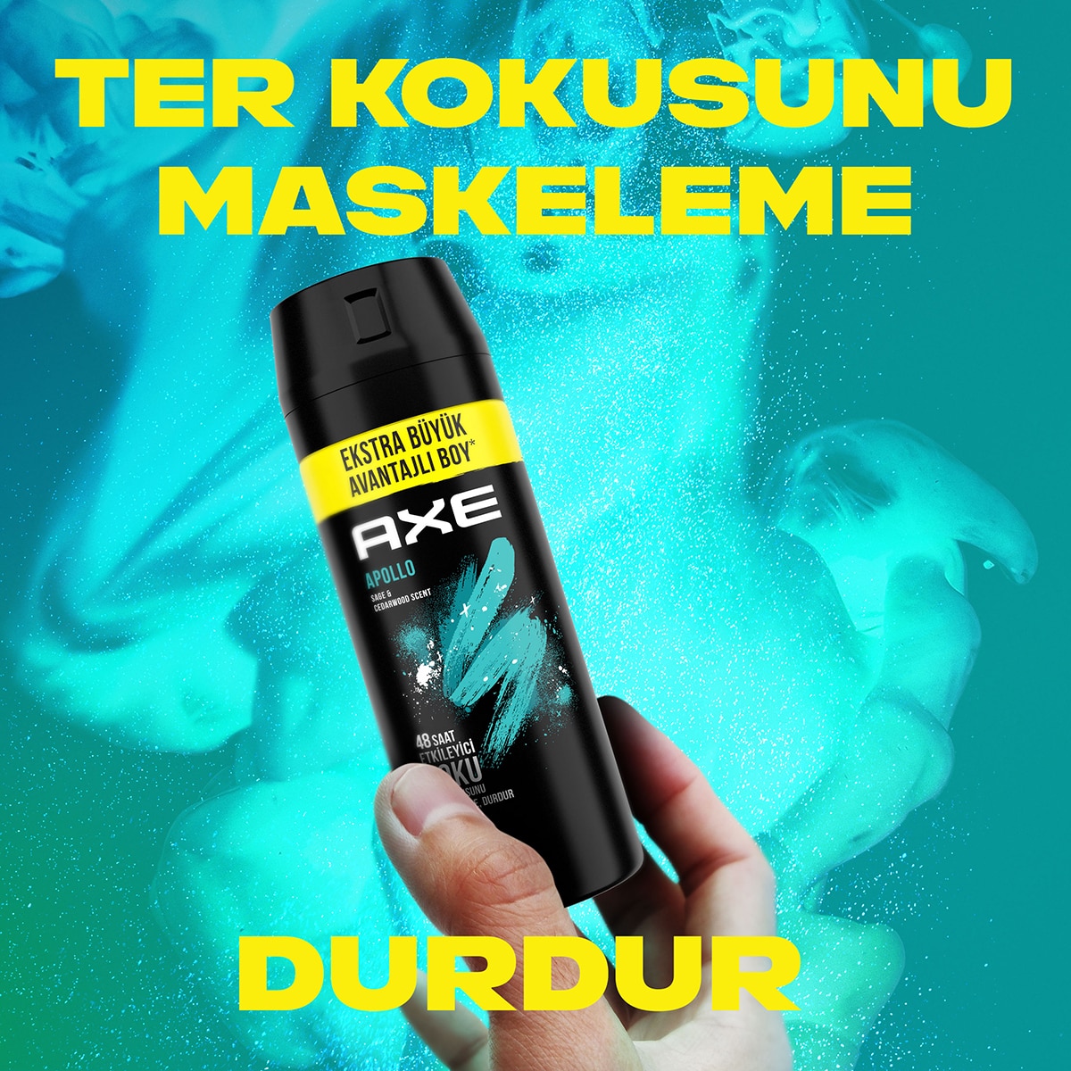  AXE AXE Axe Erkek Sprey Deodorant Apollo 48 Saat Etkileyici Koku 200 ml  1 of 8 