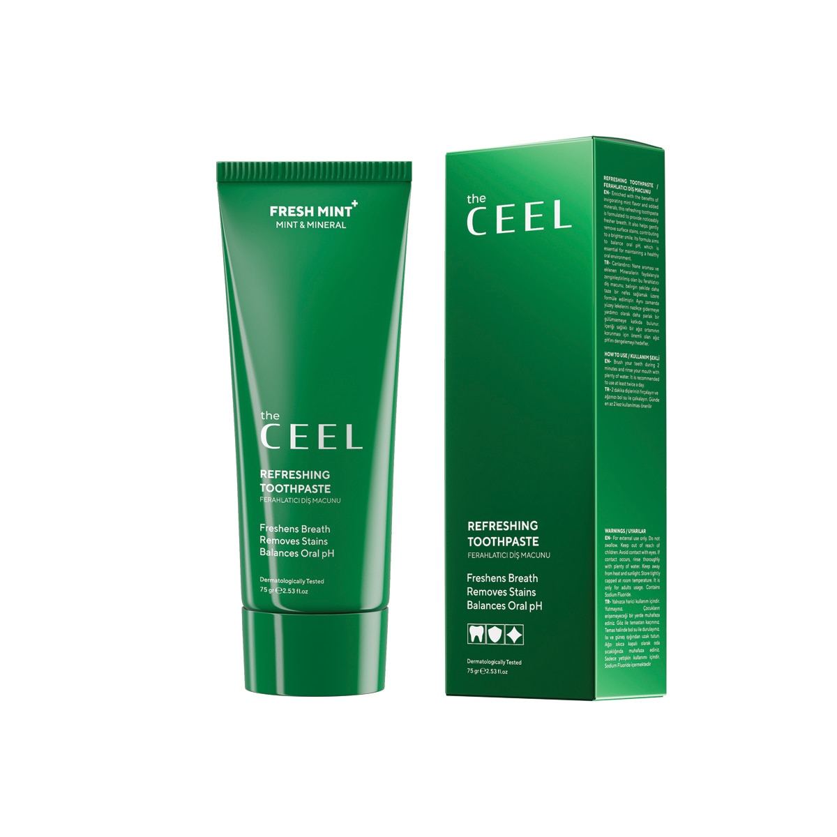 THE CEEL THE CEEL The Ceel Fresh Mint Beyazlatıcı Diş Macunu 75 ml 1 of 1