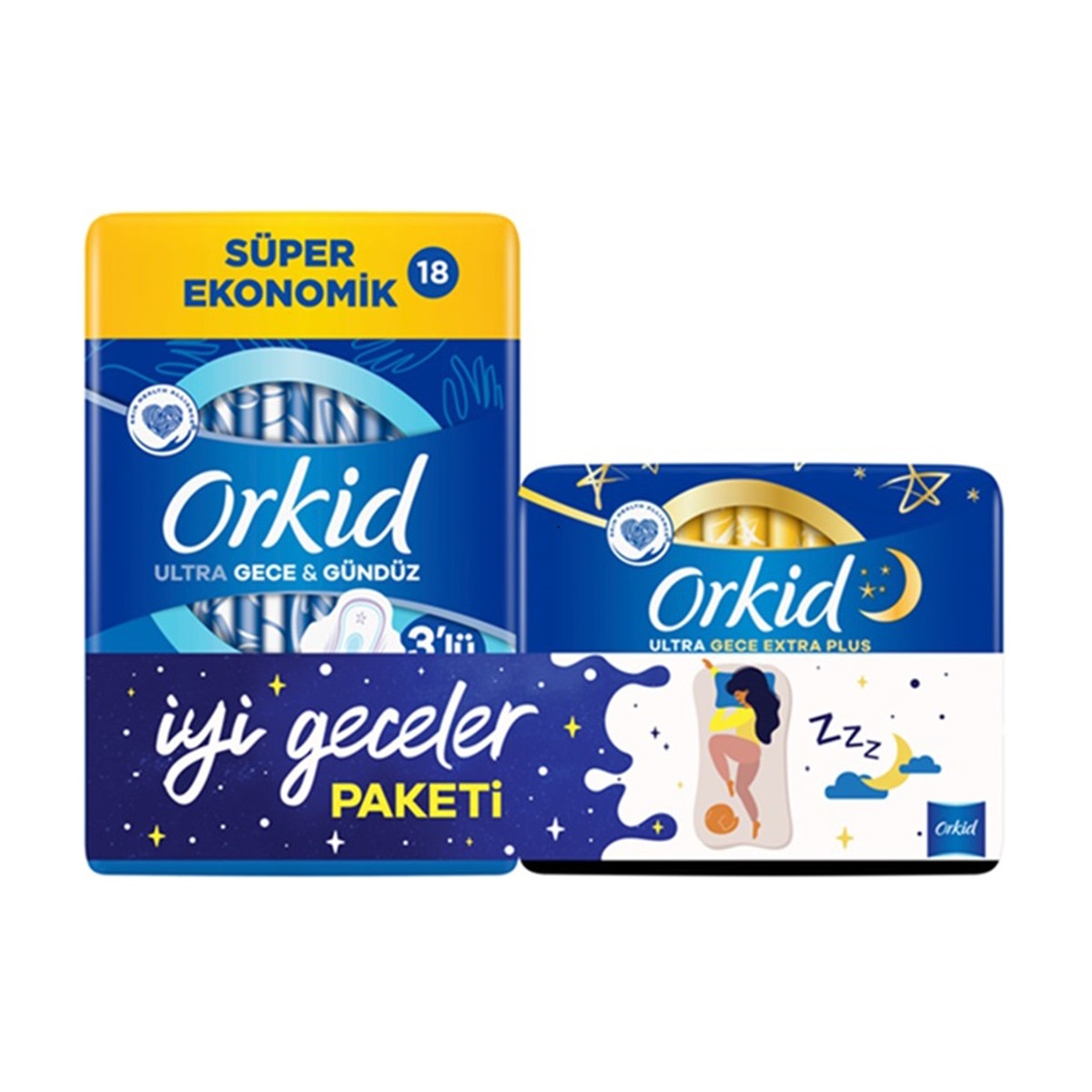 ORKID EXC. ORKID EXC. Orkid Ultra Ekstra İyi Geceler 4'lü + Ultra Eks. Tekli 1 of 1
