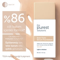 The Purest Solutions Tone Serum Fondöten Light 30 ml