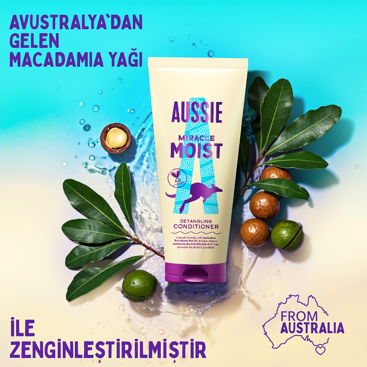  AUSSIE AUSSIE Aussie Miracle Moist Nemlendirici Saç Kremi 1 lt  1 of 10 