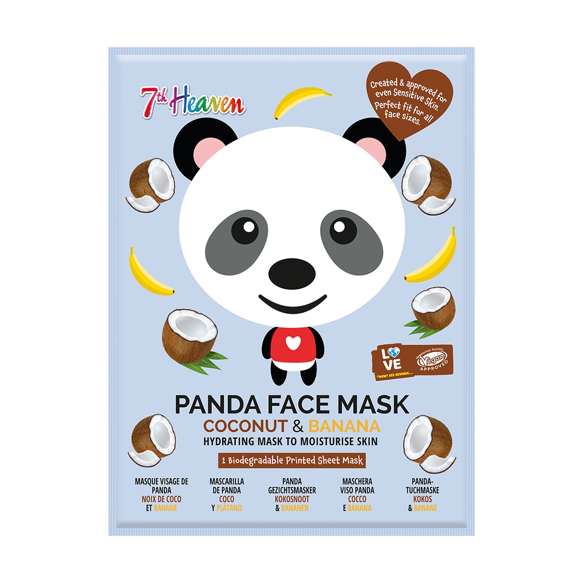  undefined 7TH HEAVEN M.Jeunesse Animal Yüz Maskesi Panda 