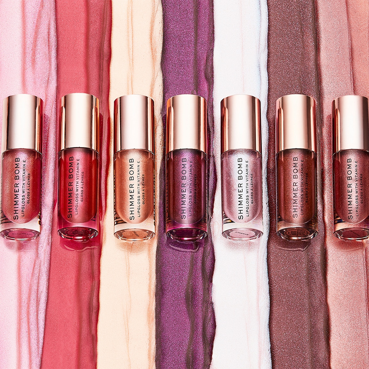  REVOLUTION REVOLUTION Revolution Shimmer Bomb Daydream Pink Lip Gloss  1 of 5 