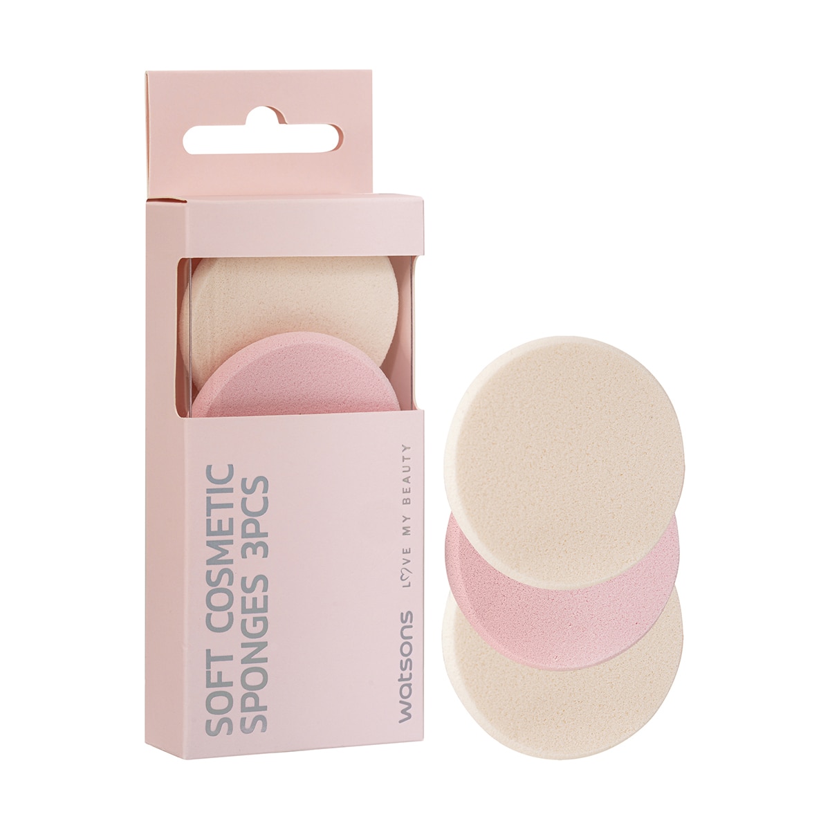  WATSONS WATSONS Watsons 3'lü Makyaj Sünger Seti  1 of 5 