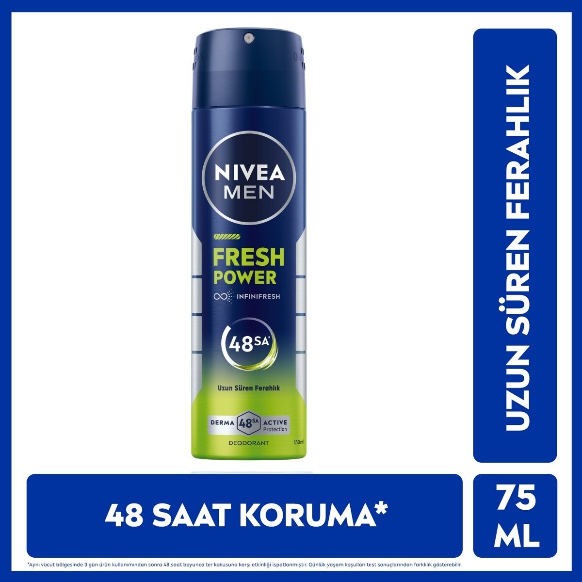 NIVEA DEO NIVEA DEO Nivea Men Fresh Power Erkek Deodorant 150 ml 1 of 6