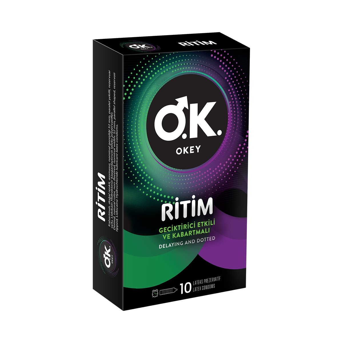 OKEY OKEY Okey Prezervatif Ritim 10'lu 1 of 2