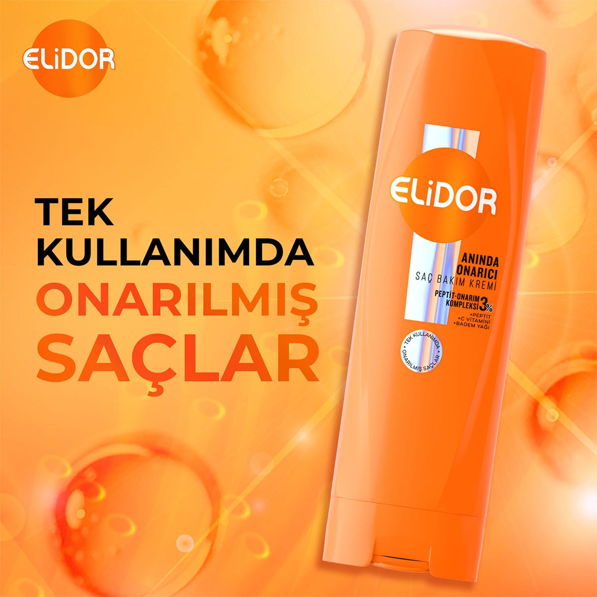  ELİDOR ELİDOR Elidor Saç Bakım Kremi Anında Onarıcı 350 ml  1 of 7 