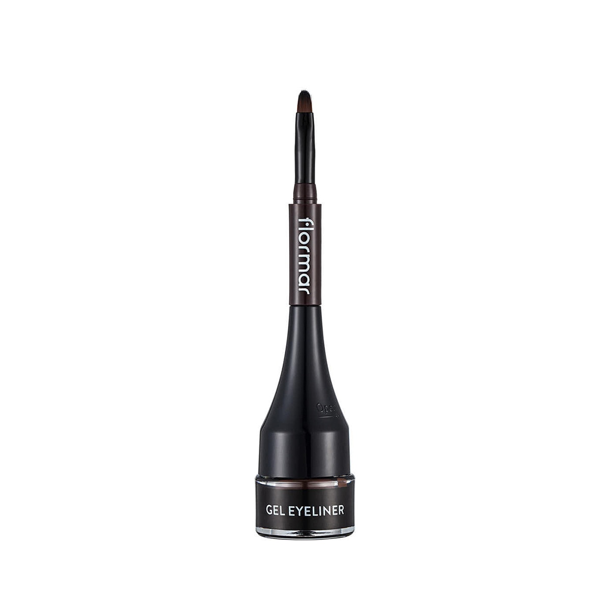 FLORMAR FLORMAR Flormar Yoğun Renk Veren Mat Bitişli Kendinden Fırçalı Jel Eyeliner Kahve 1 of 6