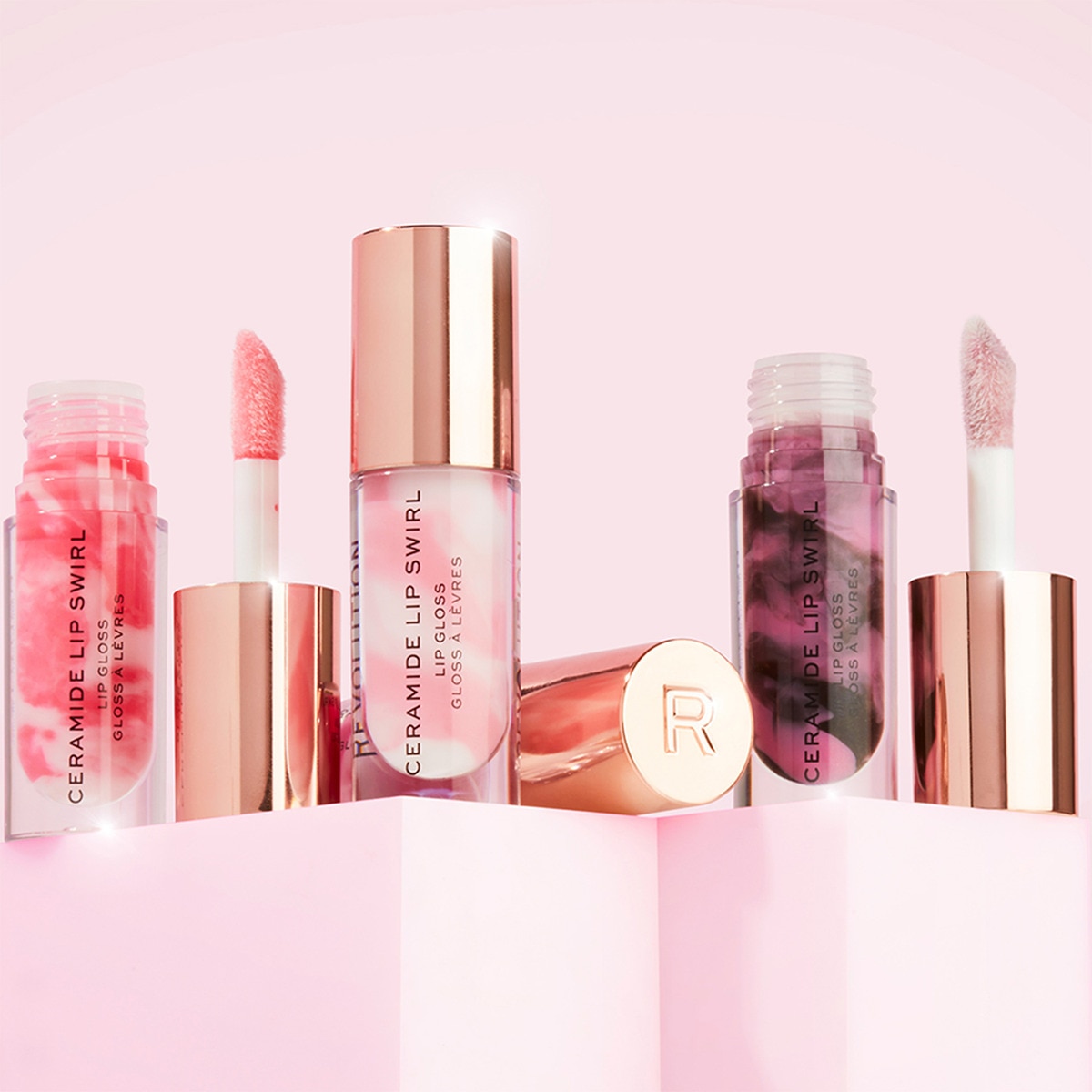 REVOLUTION REVOLUTION Revolution Swirl Ceramide Dudak Parlatıcısı Berry Pink 1 of 6