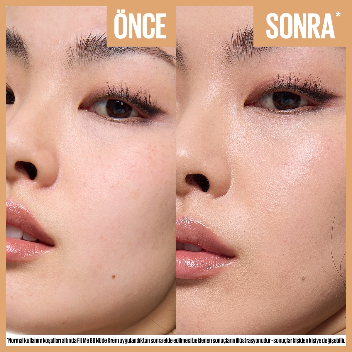  MAYBELLINE MAYBELLINE Maybelline New York Fit Me Nude Cilt Bakımı Etkili Nemlendirici SPF50 BB Krem 40  1 of 12 