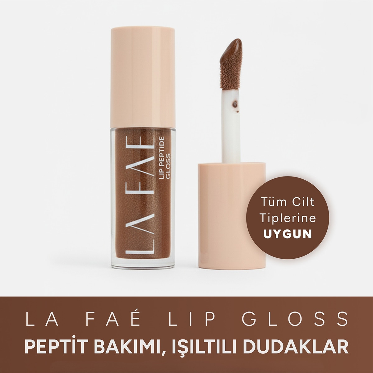 LA FAE LA FAE La Faé Lip Peptide Gloss Espresso Shine 1 of 7