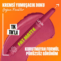 NYX NYX Nyx Professional Makeup Matte Slick Click Mat Dudak Balmı 12 1 of 8