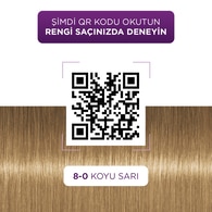 Palette Göz Alıcı Renkler Saç Boyası Koyu Sarı 8-0