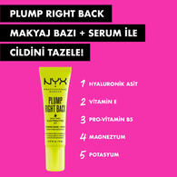Nyx Professional Makeup Plump Right Back Makyaj Bazı + Serum Mini
