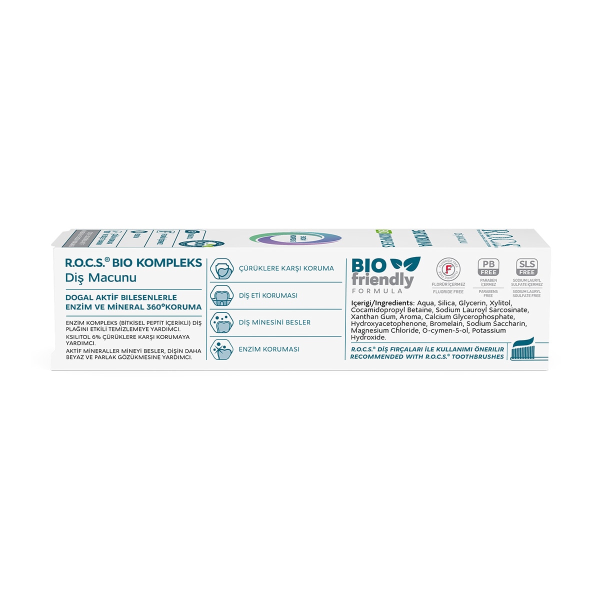  ROCS ROCS EXC. Rocs Bio Kompleks 360 Koruma Diş Macunu 75 ml  1 of 3 
