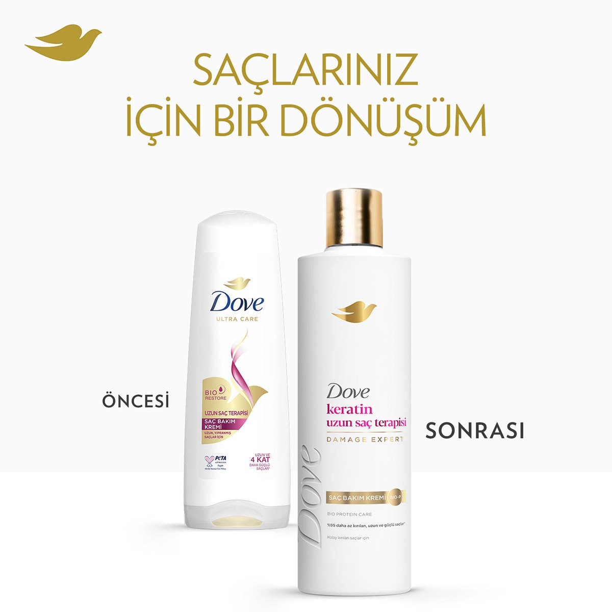 DOVE DOVE Dove Saç Bakım Kremi Uzun Saç Terapisi 350 ml 1 of 11