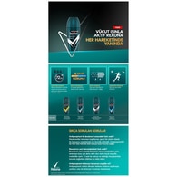  REXONA REXONA Rexona Üstün Koruma Erkek Roll On Deodorant Invisible 72 Saat Kesintisiz Koruma 50 ml  1 of 9 