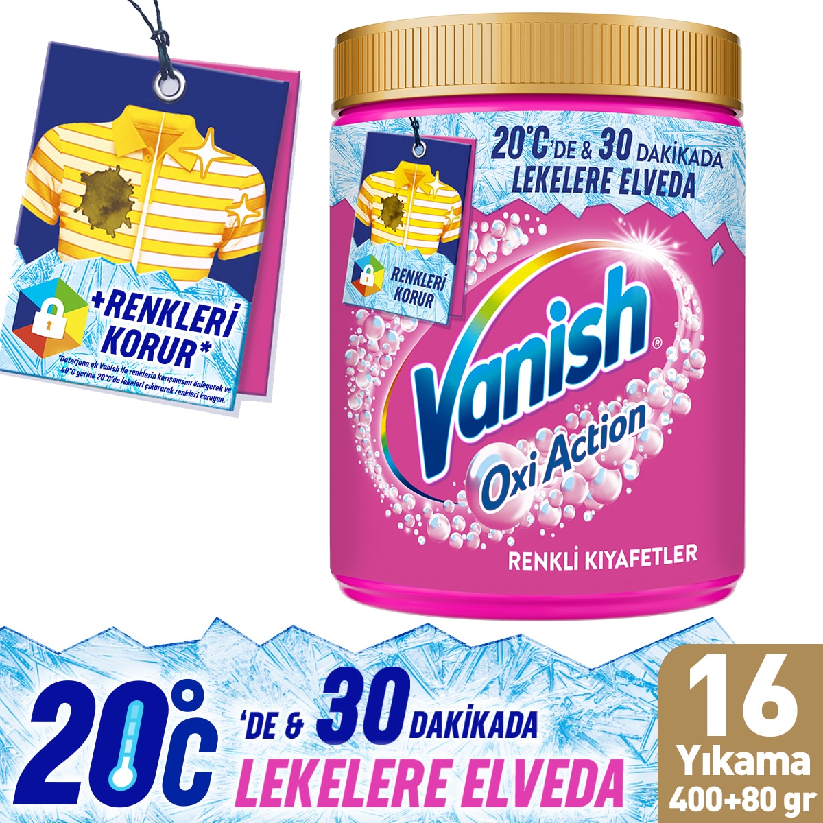  undefined VANISH VANISH KOSLA MULTIPOWER LEKE ÇIKARICI RENKLİ 480GR  1 of 8 