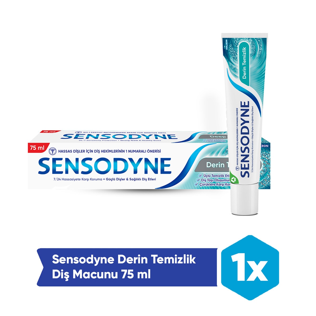 SENSODYNE SENSODYNE Sensodyne Derin Temizlik Diş Macunu 75 ml 1 of 4
