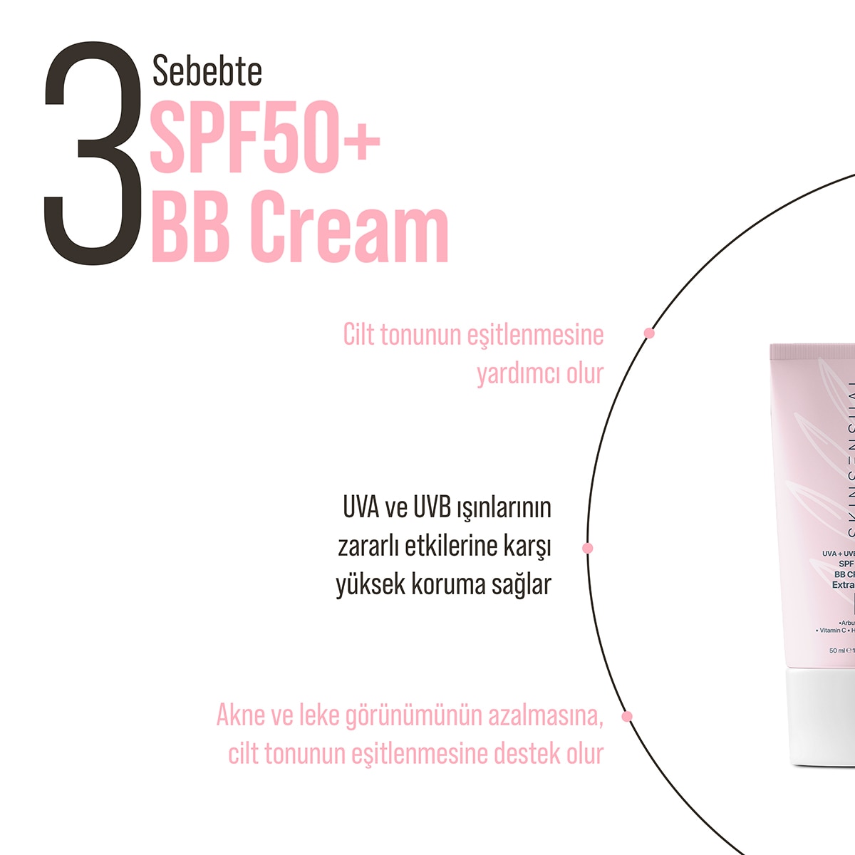  SKIN SENSUAL SKIN SENSUAL Skin Sensual SPF 50+ BB Krem Extra Light 50 ml  1 of 9 