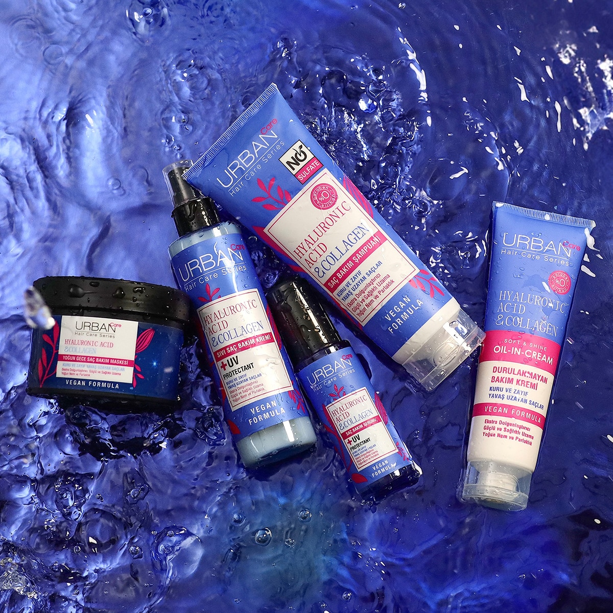  URBAN CARE URBAN CARE Urban Care Sıvı Saç Kremi Ha ve Collagen 200 ml  1 of 7 