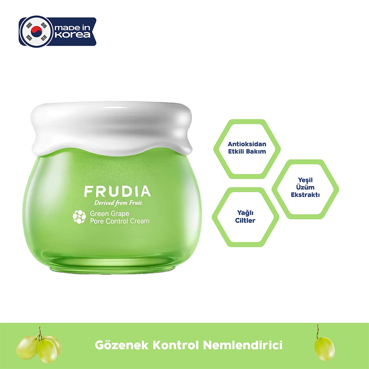 FRUDIA FRUDIA Frudia Green Grape Gözenek Kontrol Krem 55 g 1 of 6