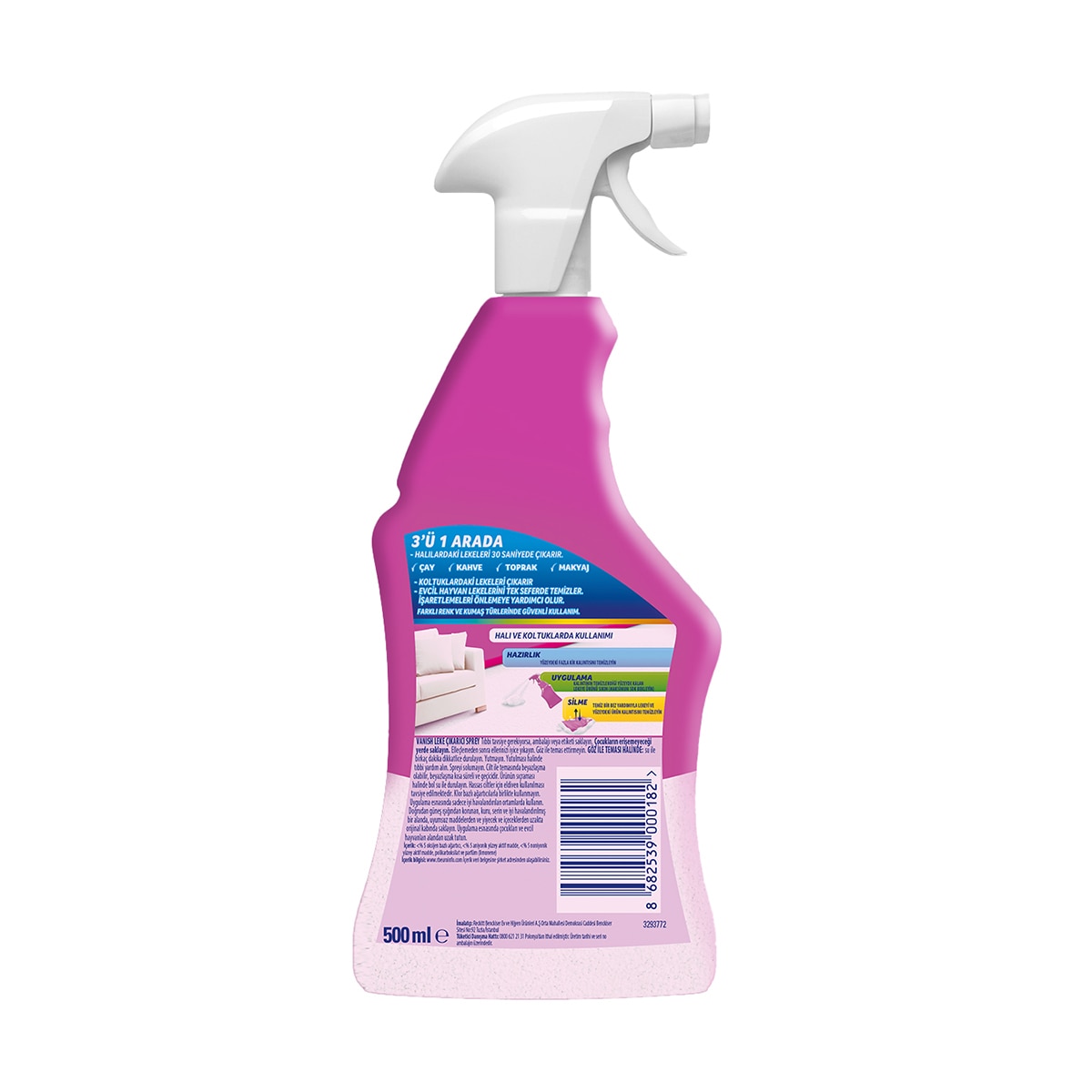  VANISH VANISH Vanish Oxi Action 3ü 1 Arada Leke Çıkarıcı Sprey 500 ml  1 of 9 