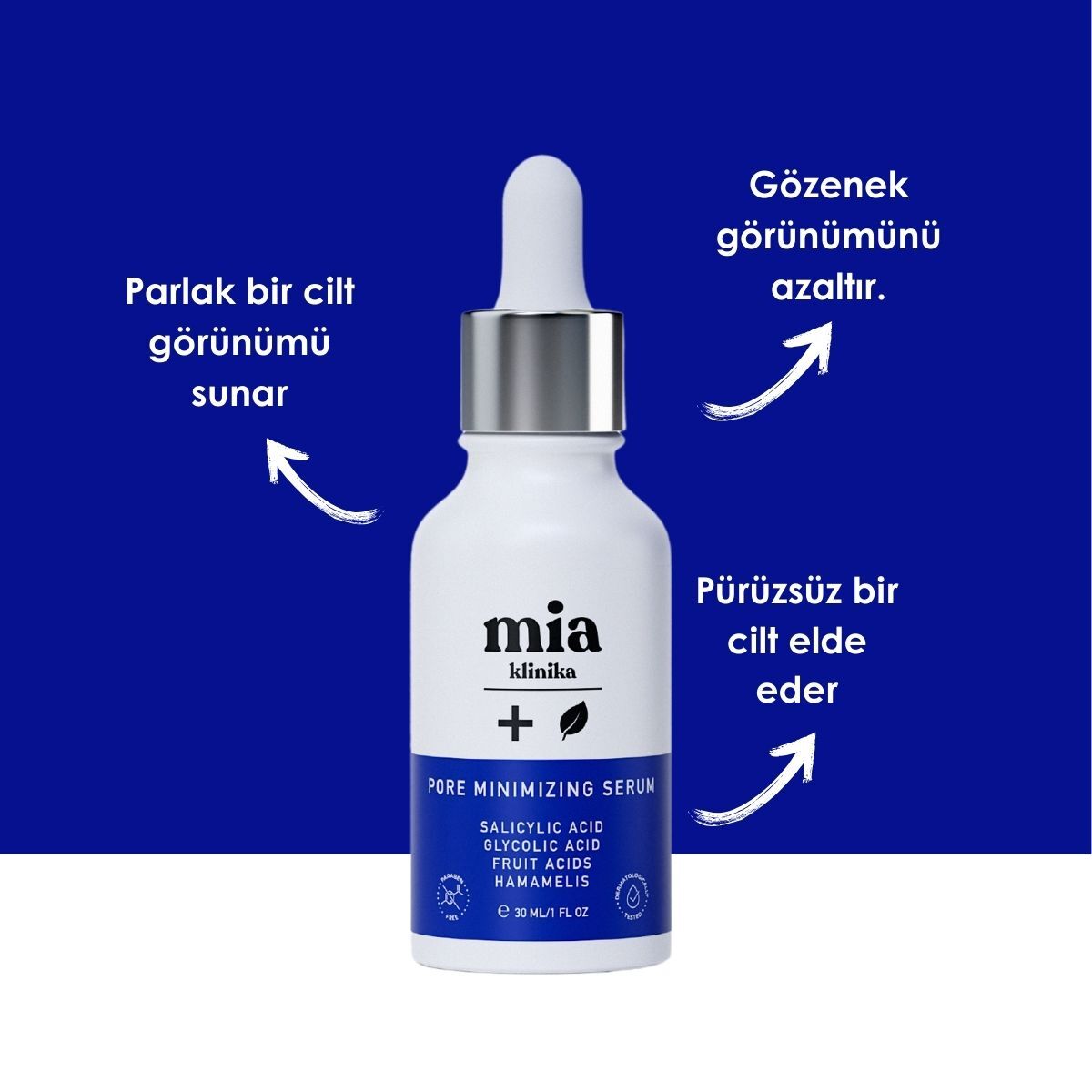  MIA KLINIKA MIA KLINIKA Mia Klinika Gözenek ve Siyah Nokta Serumu 30 ml  1 of 4 