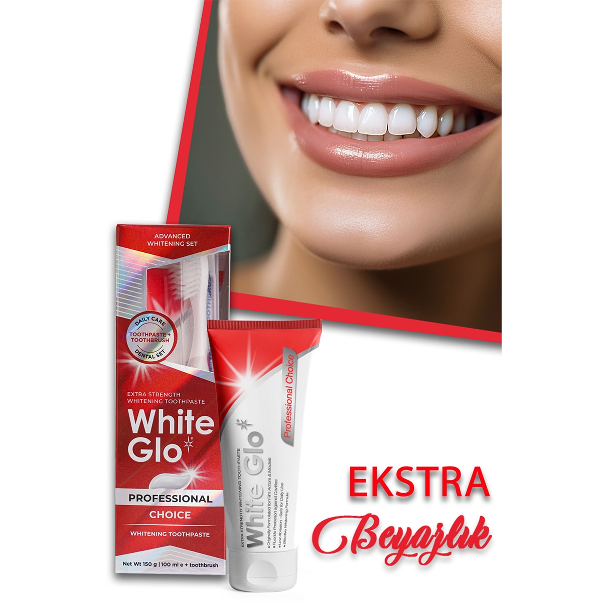 WHITE GLO WHITE GLO White Glo Professional Choice Diş Macunu 100 ml 1 of 3