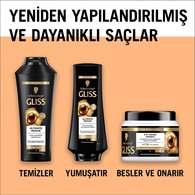 Gliss 4'ü 1 Arada Ultimate Repair Onarıcı Saç Bakım Maskesi Sıvı Keratin ile 400 ml