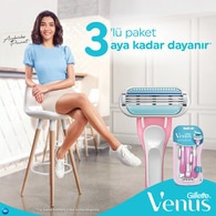 Gillette Venus Hassas Kullan At Kadın Tıraş Bıçağı 3 Adet